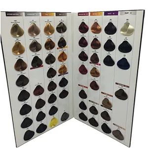 Italy hairdresser color chart with color design hair color chart swatch