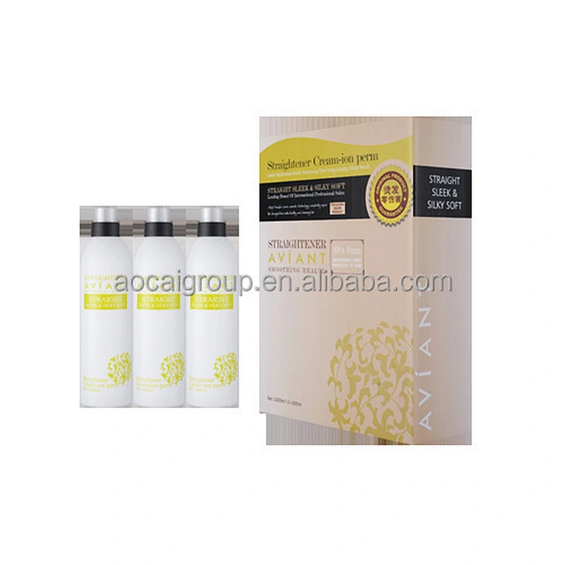 OEM 1000ml *3 hair rebonding products straightening cream