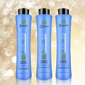 Factory Price Keratin Best Brazilian Keratin Straightening Hair Keratin Treatment 1000ml*3