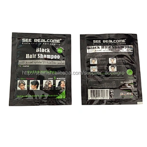 Manufacturer Natural Hair color shampoo Sachet black hair dye shampoo for Grey/Gray