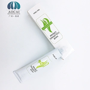Hotsale Pearl paste salon use permanent professional hair dye cream with hair dye colour chart