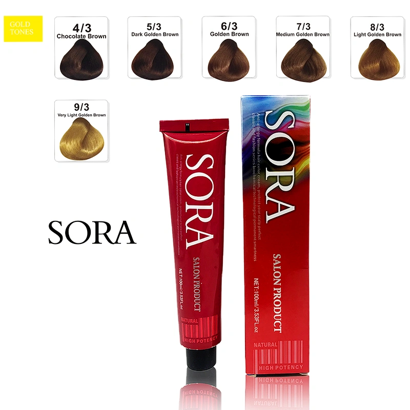 Permanent fashion hair color dye cream low ammonia hair dye for professional salon