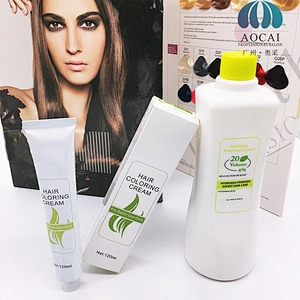 Natural non allergic hair dye color cream hair dye for professional salon