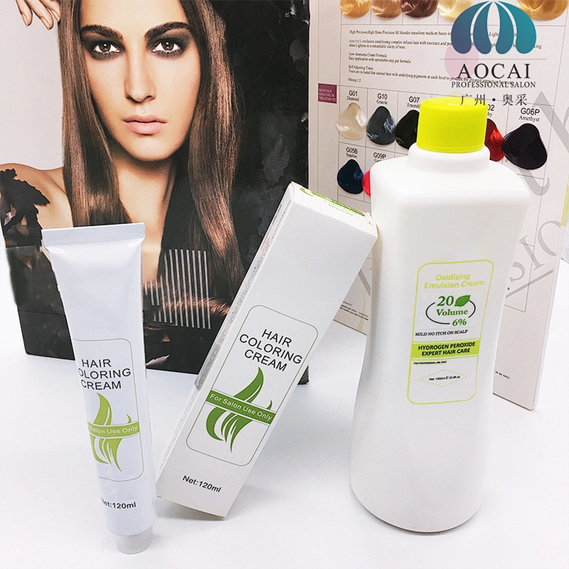 Natural non allergic hair dye color cream hair dye for professional salon
