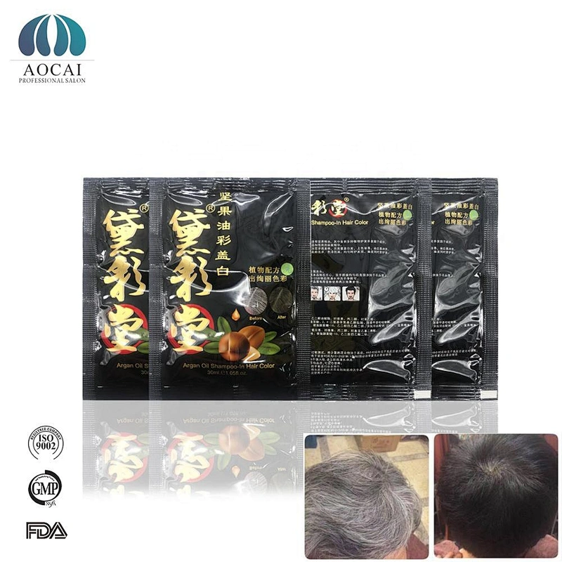 Black  hair color shampoo