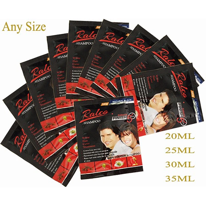Natural black hair shampoo Long-lasting repair hair dye magic hair color