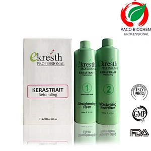 OEM Professional salon use styling rebonding keratin natural Straightening hair cream for hair