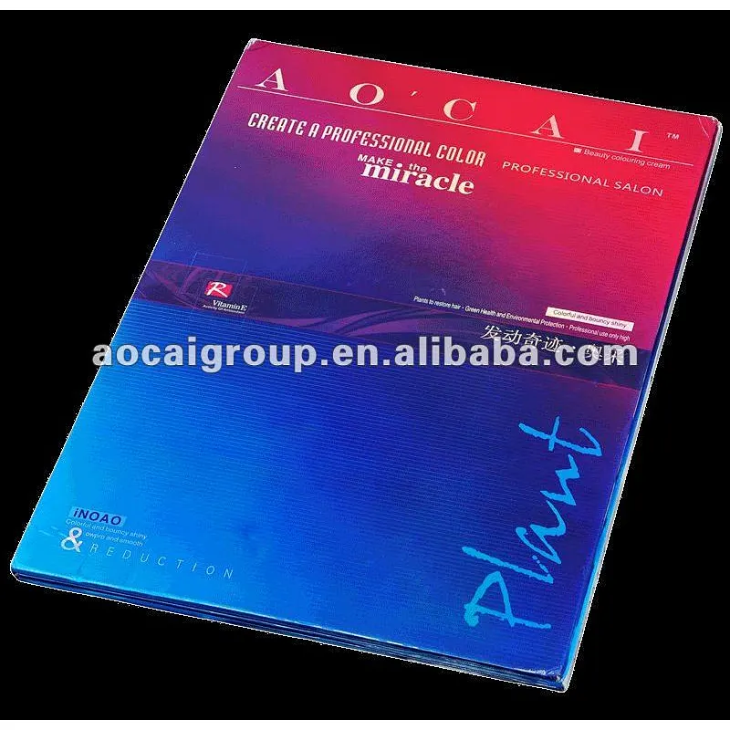 full range color chart color swatch book OEM ODM