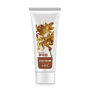 Semi permanent Peroxide free ammonia free hair color contioner hair color treatment on hair dye