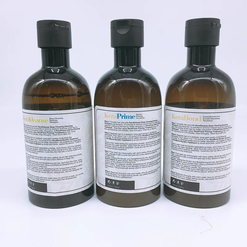 Private Label Low MOQ  Brazilian blowout straightening collagen hair treatment bio keratin hair protein treatment
