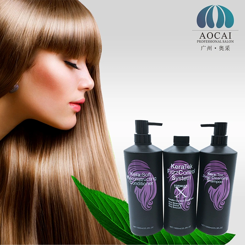 professional Brazilian keratin hair smoothing straightening treatment