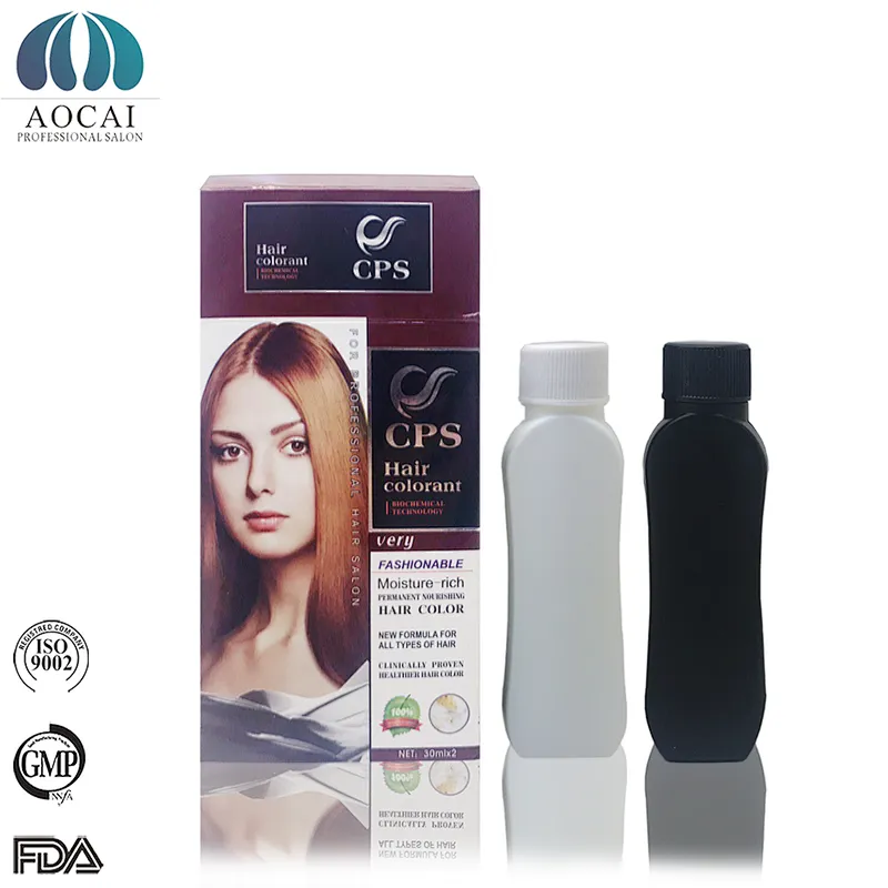 Henna natural  hair color cream hair dye with hair color developer