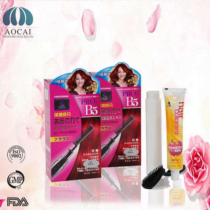 hair dye cream ice cream hair color with oxidant