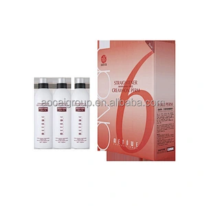 OEM 1000ml *3 hair rebonding products straightening cream