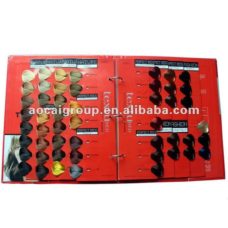 full range color chart color swatch book OEM ODM