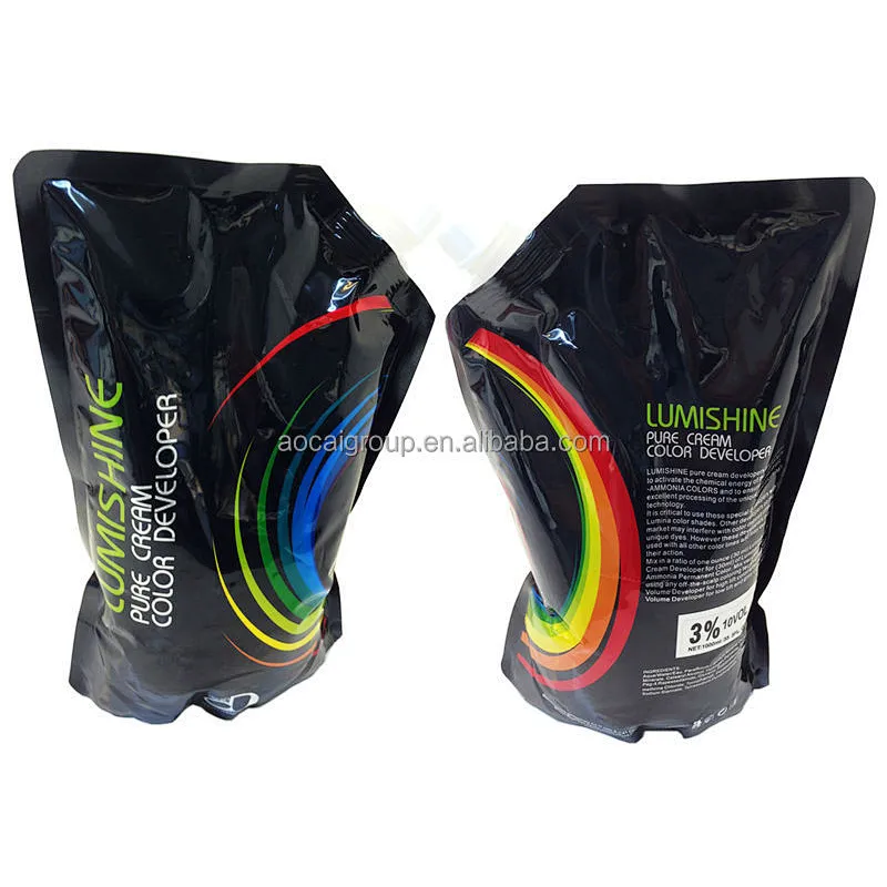 Private label LUMINA hair oxidant cream manufacturers hair peroxide color developer 3% 6% 9%12% 18%