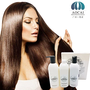 Brazilian blow out keratin treatment therapy for damaged hair