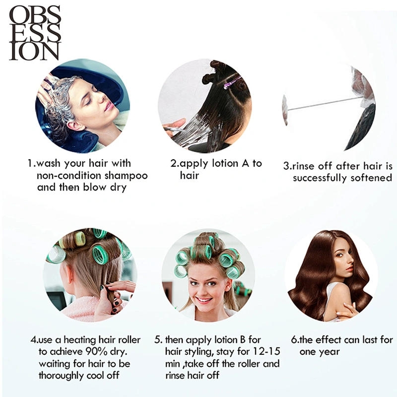 Factory Directly Sale Curling Hair Cold Wave Hair Perm Lotion Wholesale Hair Perm