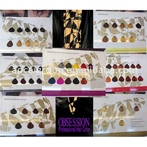 Hair Color selector/ color chart /color swatch book