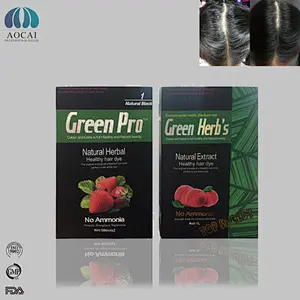 OEM High quality Fruit berry natural black hair gel oil care herbal hair dye