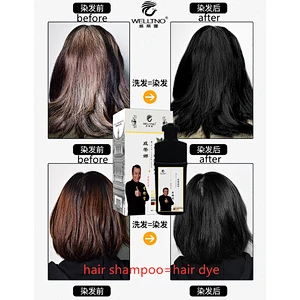New Design Blueberry Hair Dye Shampoo Black Hair Shampoo color shampoo