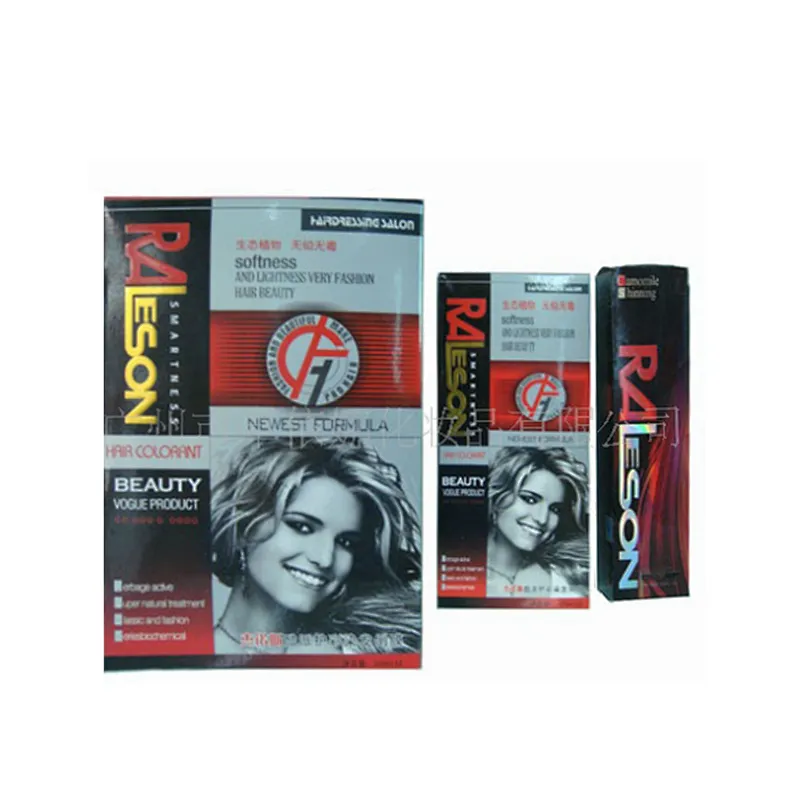 Ammonia free glitter tint hair dye color cream