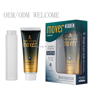 China Private Label Wholesale Anti allergy Home Use Organic Herbal Black Hair Color Dye Cream