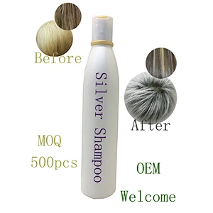 Purple shampoo blonde No yellow hair color dye shampooina