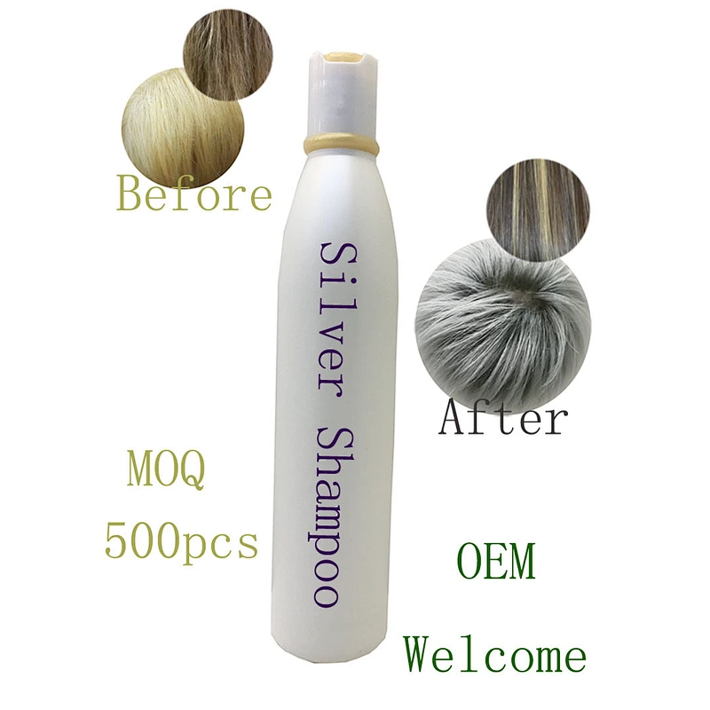 Purple shampoo blonde No yellow hair color dye shampooina
