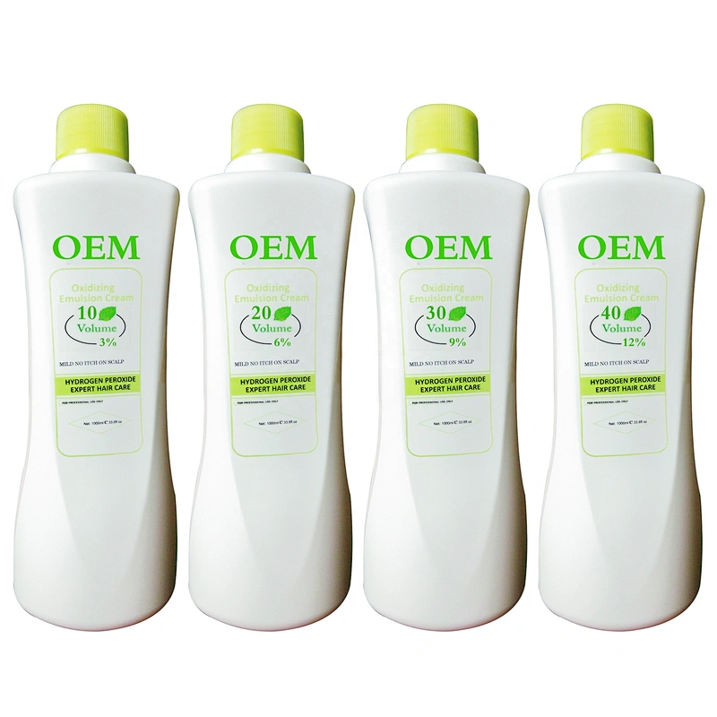 OEM Permanent Hair Peroxide Cream Hair Color Developer for hair color cream 3% 6% 9% 12% 18%