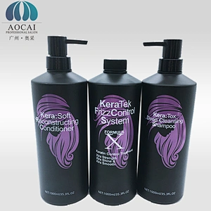 professional Brazilian keratin hair smoothing straightening treatment
