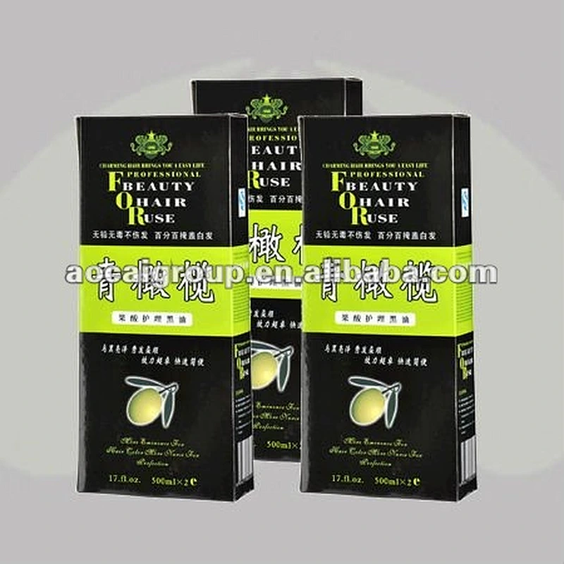 Olive and herbal special effects hair coloring
