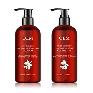 Professional OEM anti hair loss sulfate free shampoo Hair growth shampoo