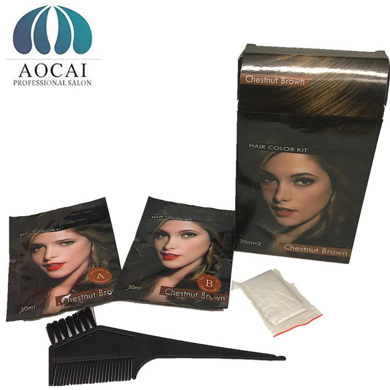 Low Cost Convenient Herbal Easy Operation hair dye Permanent Magic Black hair color  cream