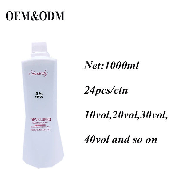 OEM Hair dye oxygen peroxide hair color developer for hair color cream
