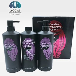 professional Brazilian keratin hair smoothing straightening treatment