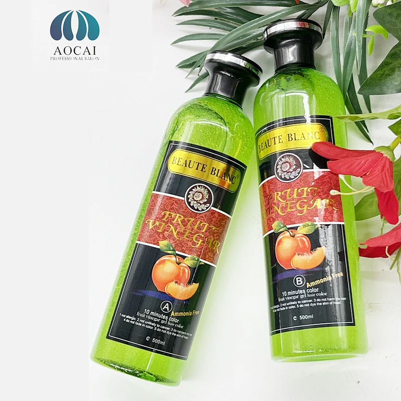 OEM Permanent Natural Hair Dye Color Hair Gel for Black