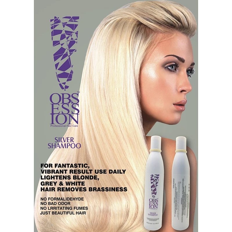Purple shampoo blonde No yellow hair color dye shampooina