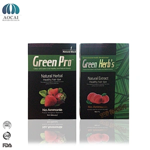 OEM High quality Fruit berry natural black hair gel oil care herbal hair dye
