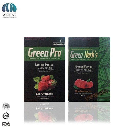 OEM High quality Fruit berry natural black hair gel oil care herbal hair dye