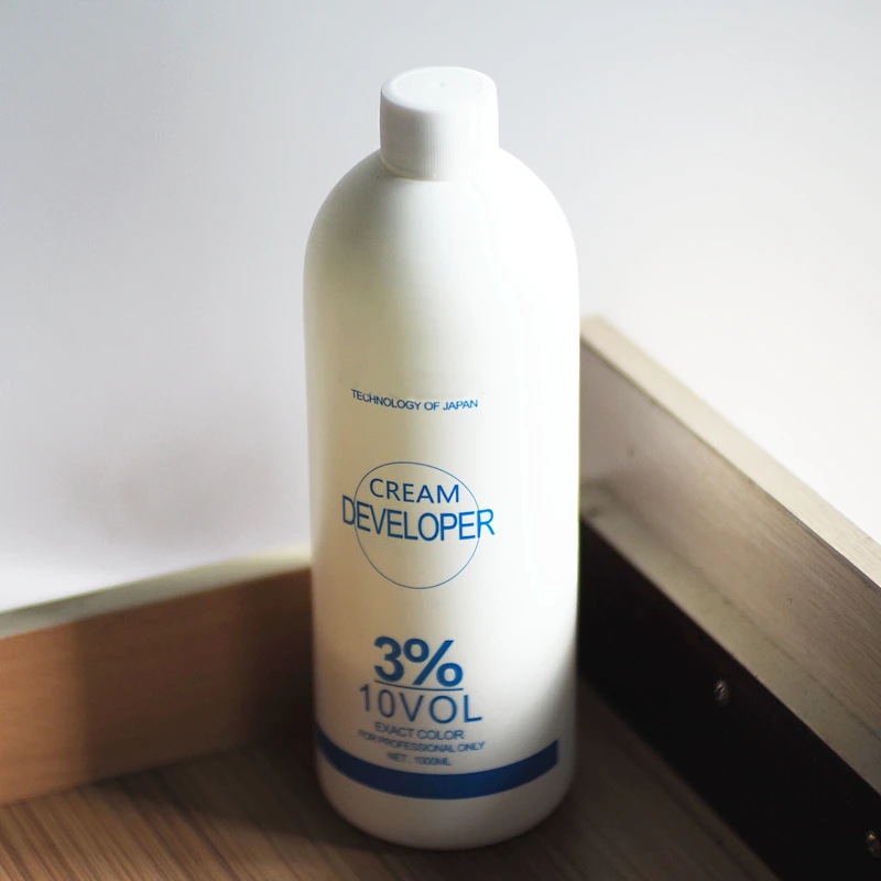 Oxidizing Emulsion Cream 1000ML hair peroxide cream Professional hair color developer 6% 9%12%