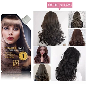Hot sale Private label Obsession hair perming products for curling and straightening