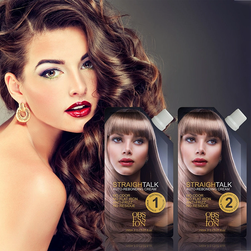 Hot sale Private label Obsession hair perming products for curling and straightening