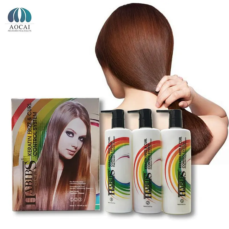 OEM/ODM Professional salon Brazilian Keratin Straigh treatment  Hair straight treatment