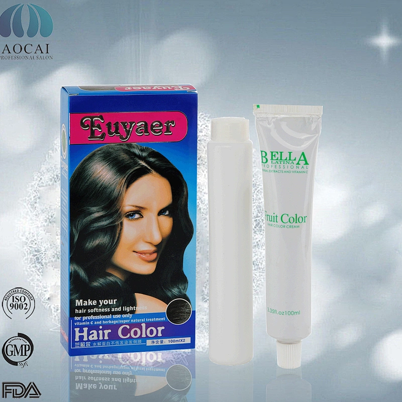 High quality cheap professional hair color brands wholesale hair dye with color developer