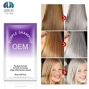 No yellow shampoo remove Yellow Purple Silver Shampoo makes elegant good looking hair
