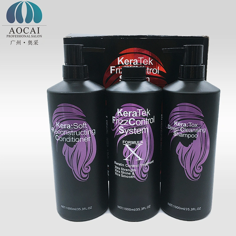 professional Brazilian keratin hair smoothing straightening treatment