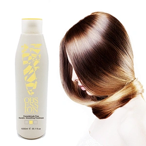 Obsession professional hair treatment keratin hair straightening cream Brazilian