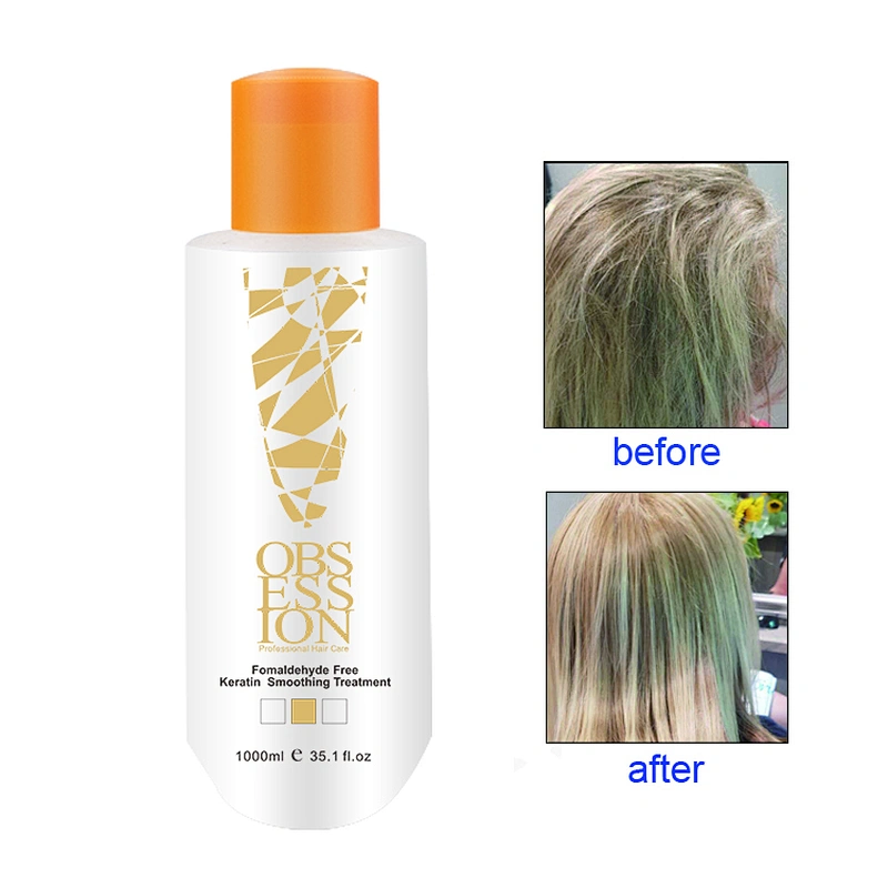 Private Label Brazil keratin protein treatment formaldehyde free keratin treatment