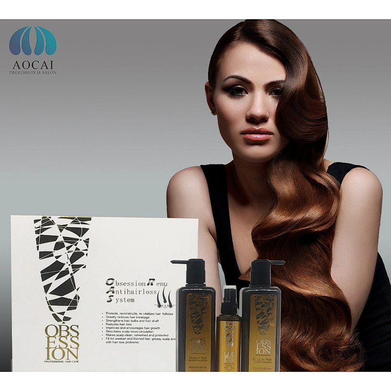 Best private label hair care anti hair loss hair growth natural Organic Obsession shampoo